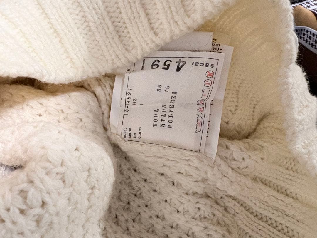 sacai 19aw ニット