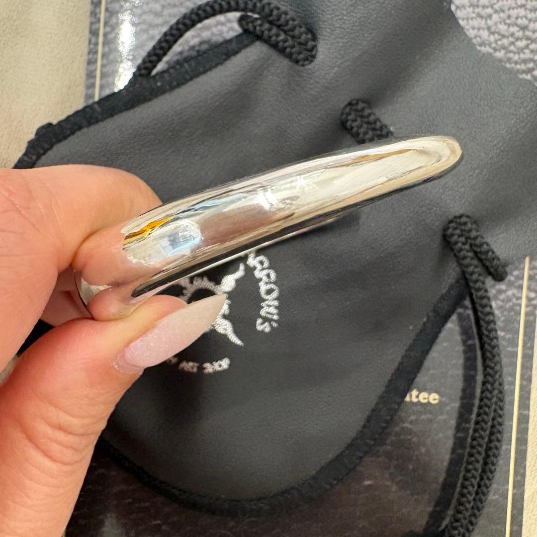 FIRST ARROW's K18付サークルセンターバングル