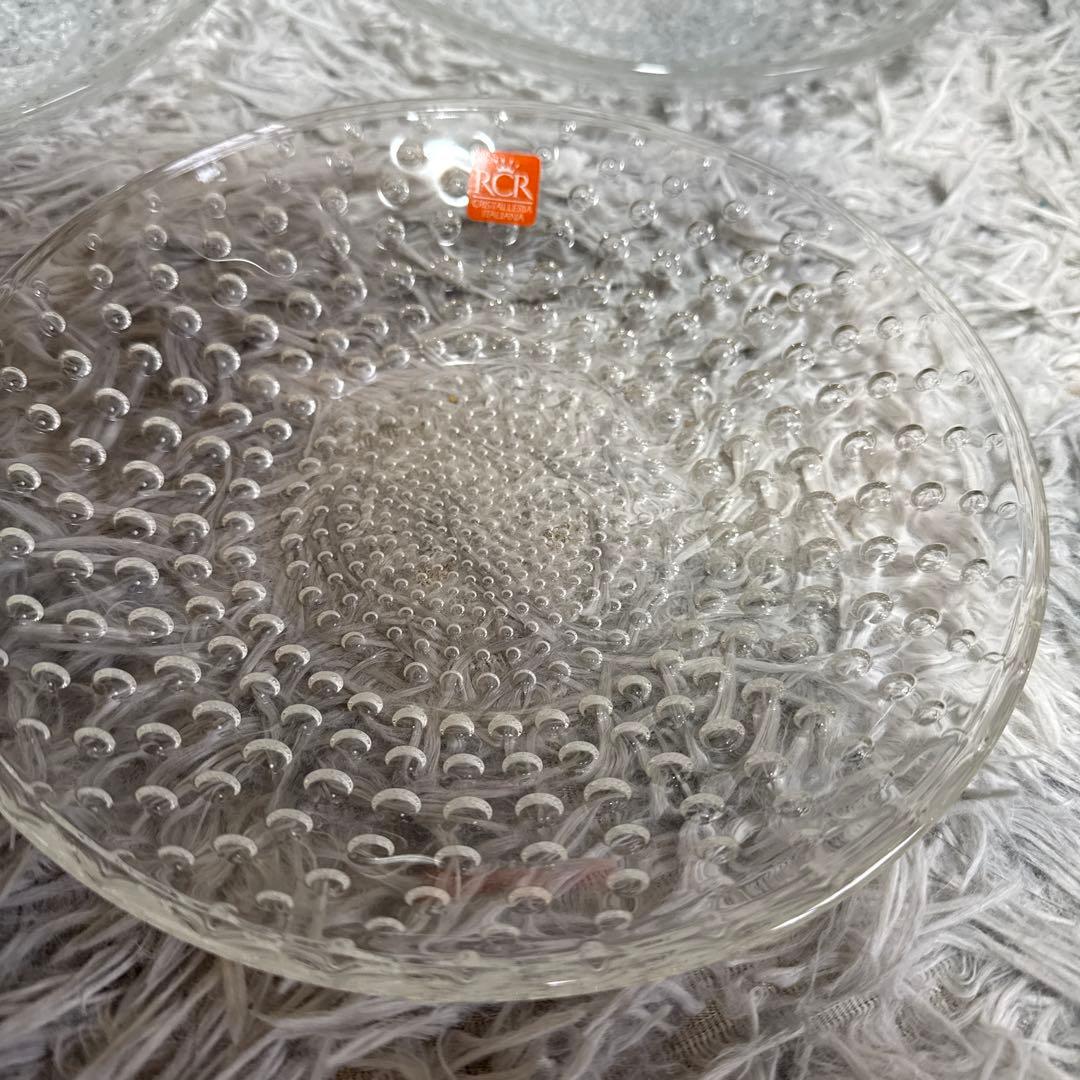 4枚　GALASSIA ガラシア ディーププレート 21cm RCR・イタリア製