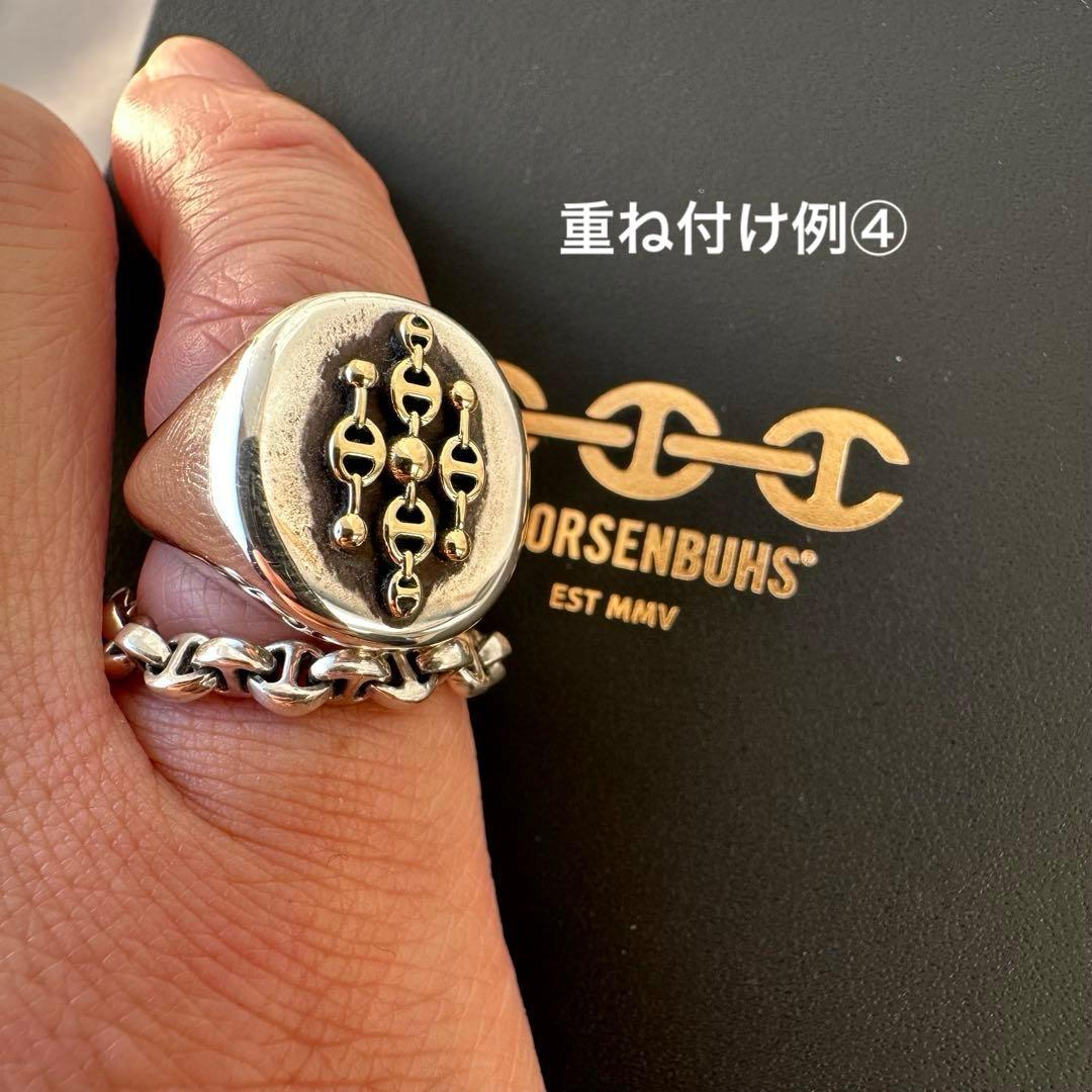 【美品・ギャラあり】HOORSENBUHS MICRO RING US7