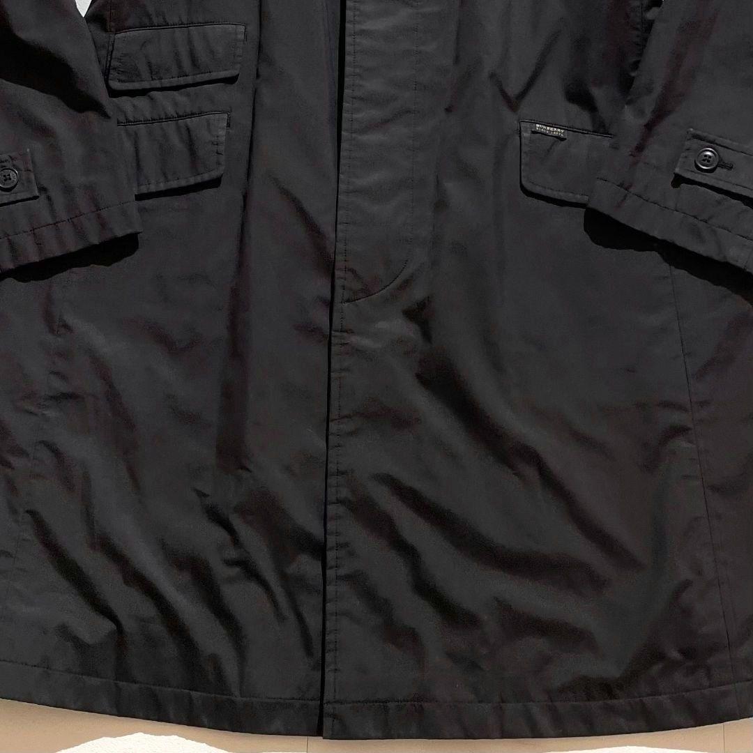 XL●BURBERRY BLACK LABEL ステンカラーコート ノバチェック