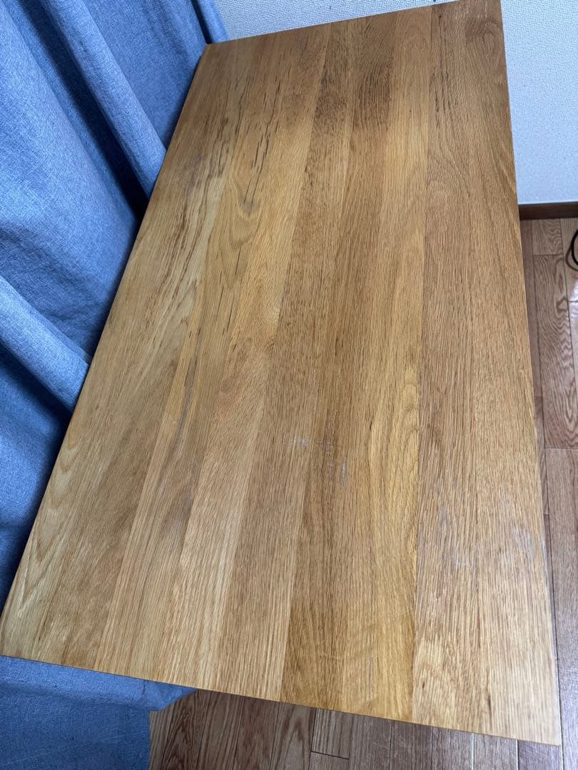 無印良品/MUJI オーク材 110cm デスク 引出付き