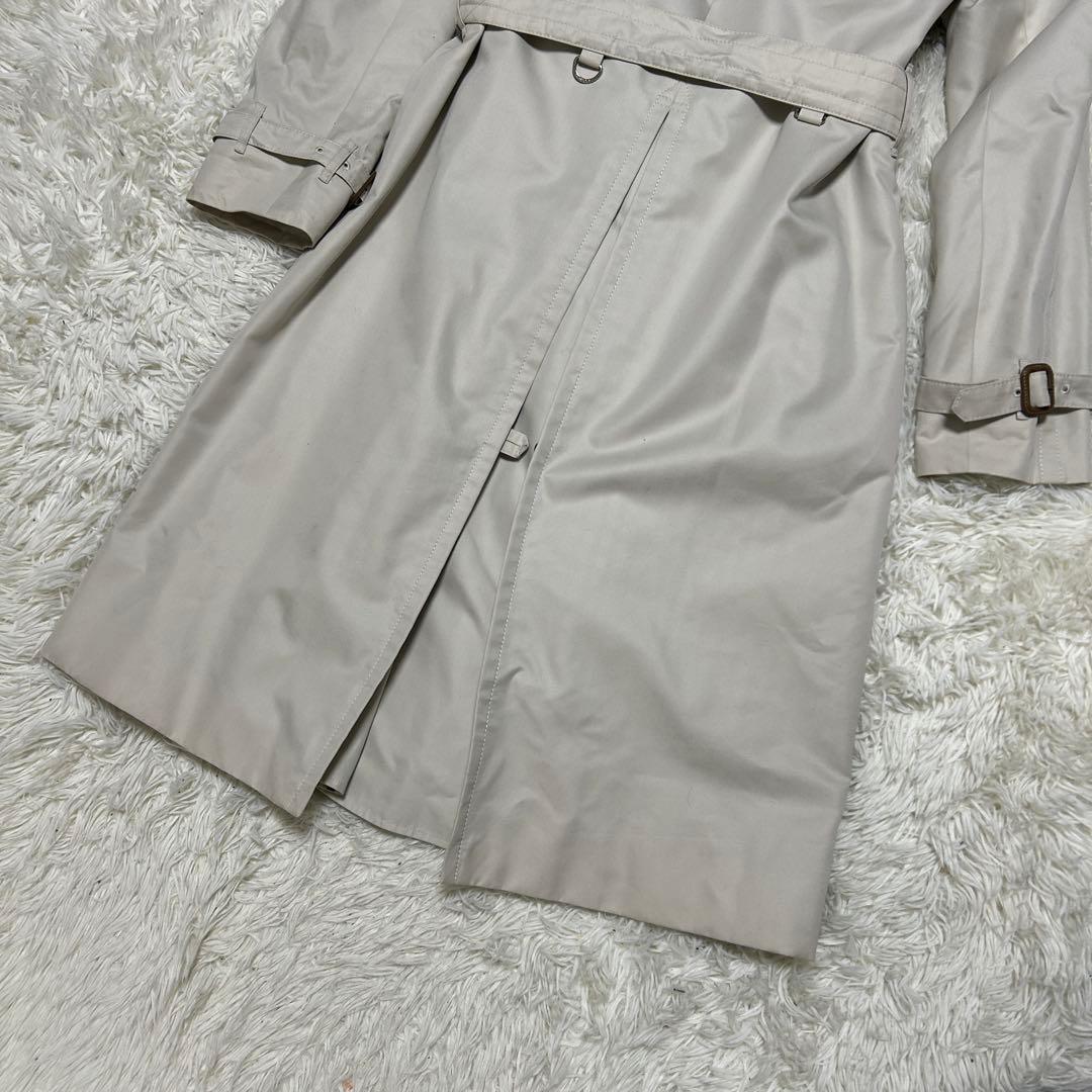 アクアスキュータム トレンチコート 青ライナー　ベルト付き　アイボリー　サイズ6