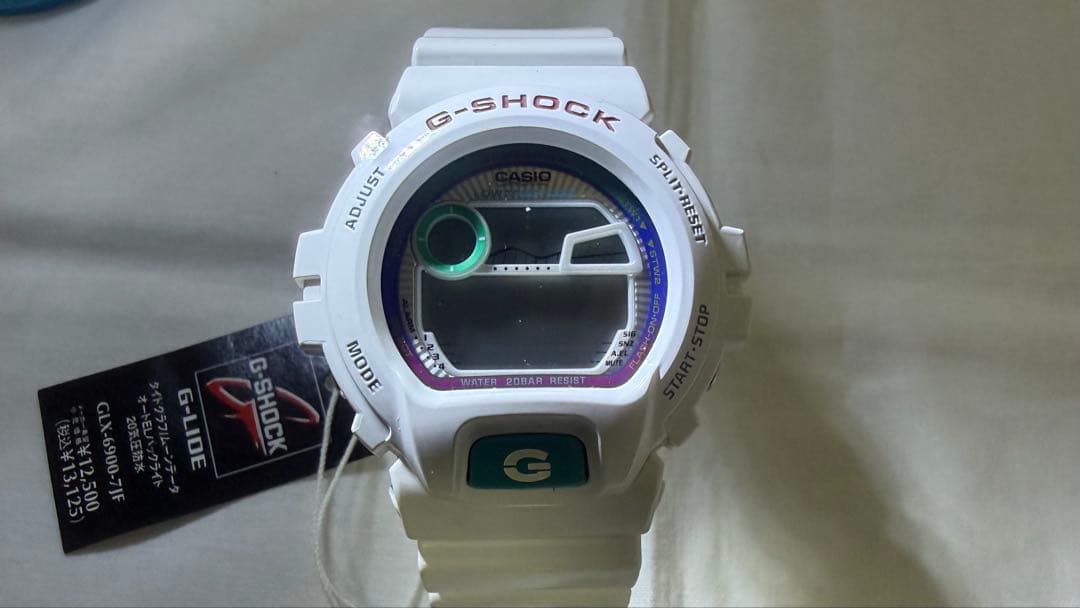CASIO G-SHOCK G-LIDE GLX-6900 ホワイト未使用品！