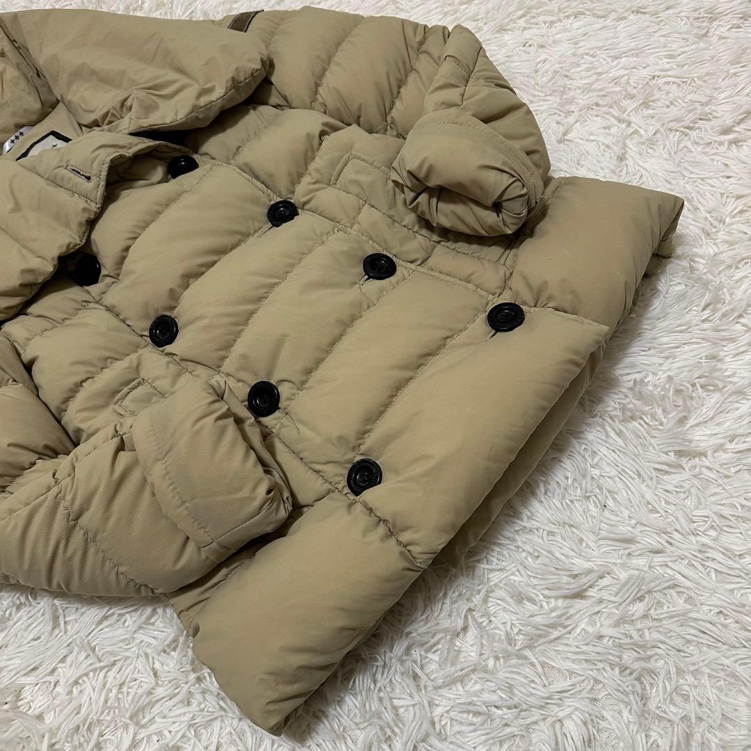 値下げ レア タトラス ダウンジャケット 肩ロゴ ダウンコート ミドル Aライン