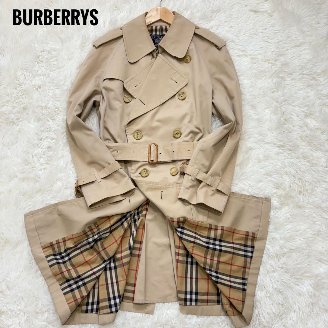Burberrys バーバリーズ トレンチコート ダブル ノバチェック L相当