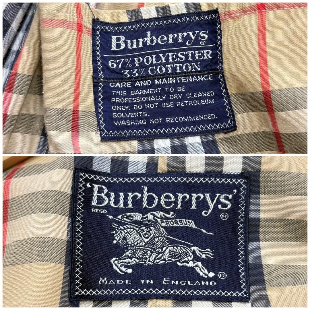 Burberrys バーバリーズ トレンチコート ダブル ノバチェック L相当