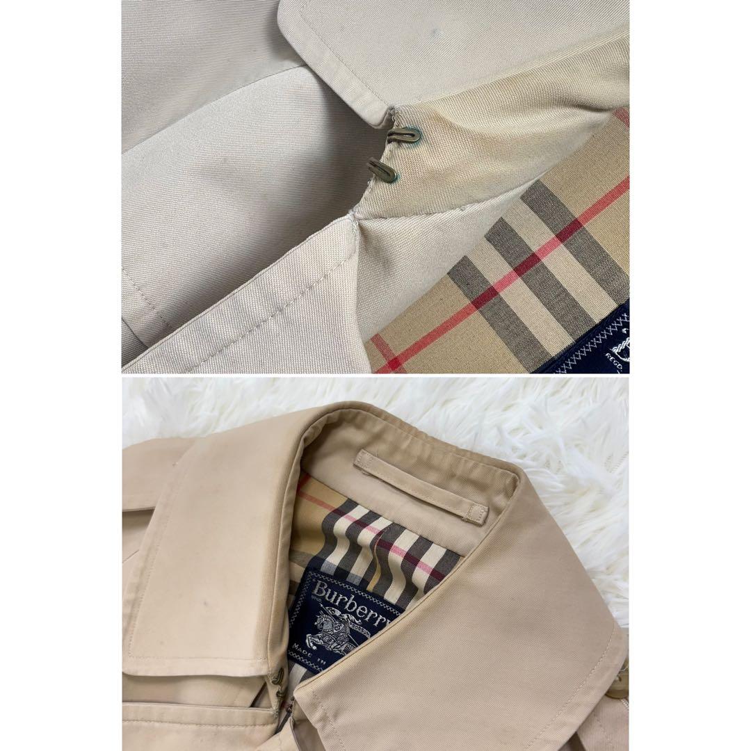 Burberrys バーバリーズ トレンチコート ダブル ノバチェック L相当