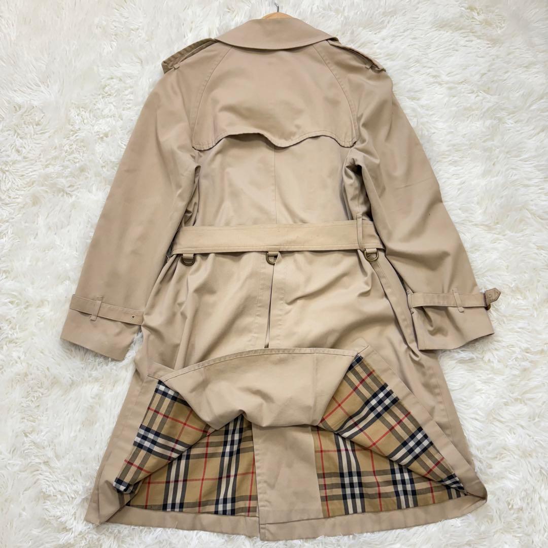 Burberrys バーバリーズ トレンチコート ダブル ノバチェック L相当