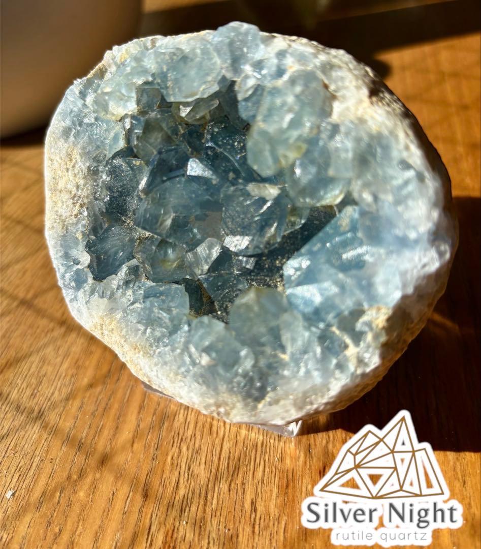 セレスタイト(クラスター)619g