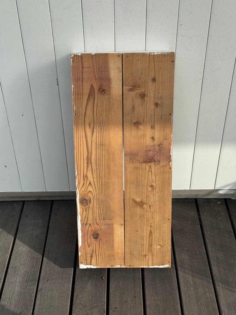 古道具 ホワイト木製ショーケース ガラス蓋付き ヴィンテージ