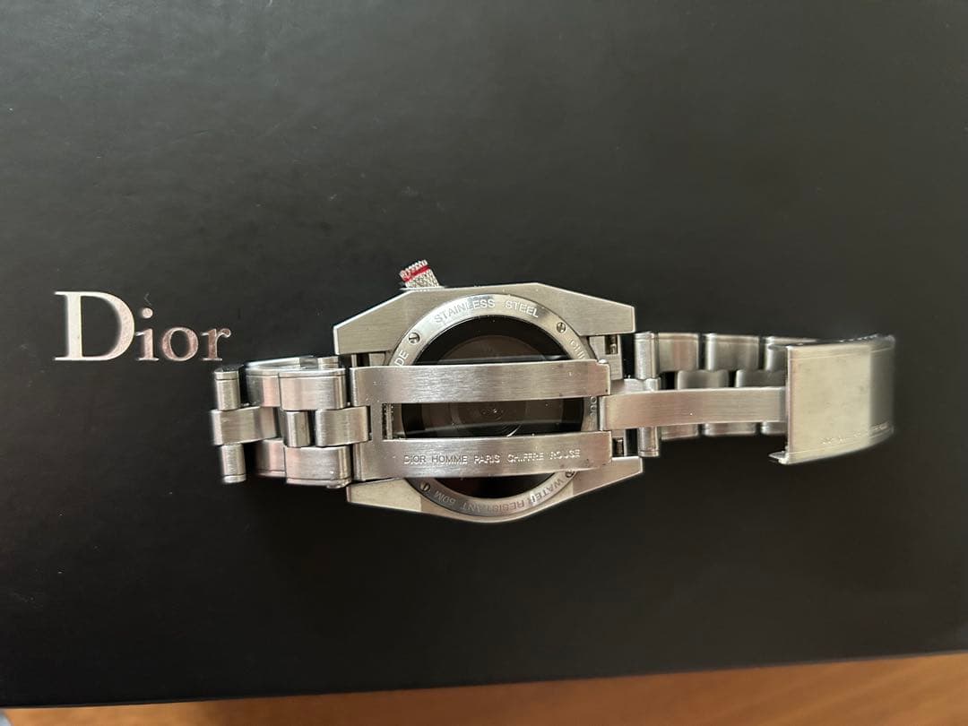 【美品】ディオールオム⭐︎DIORシフルルージュGMT A04 メンズウォッチ