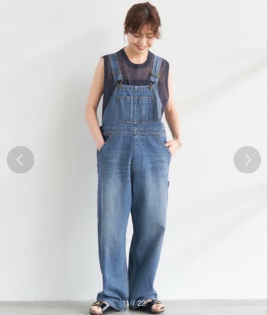 Spick & Span デニムサロペット　佐藤栞里さんコラボ