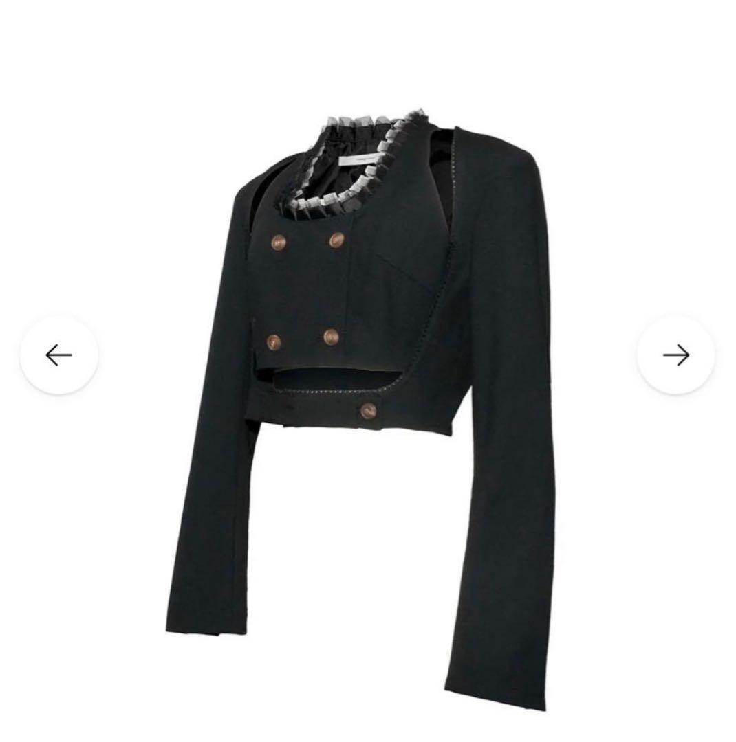 トップス THEREDTHREAD S lace trim suit ensemble 4