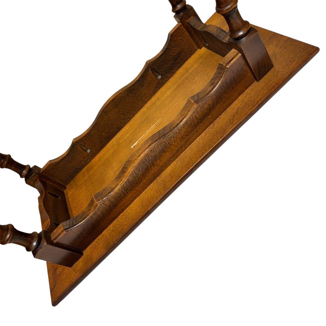 希少❣️カリモク 家具 コロニアル テーブル サイドテーブル 花台 アンティーク