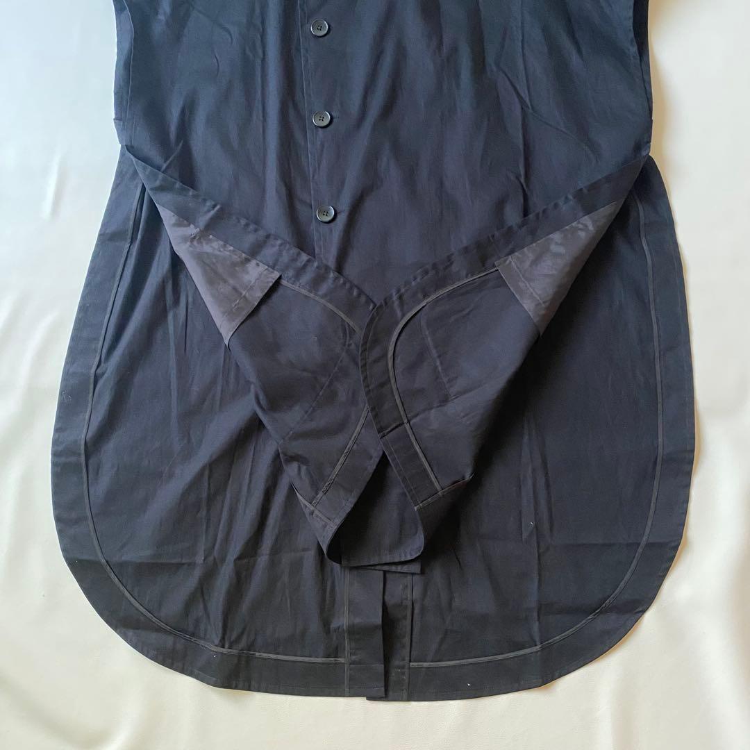 【美品】ヨウジヤマモト グラウンドワイ　ロングトレンチコート　ジレ　ノースリーブ