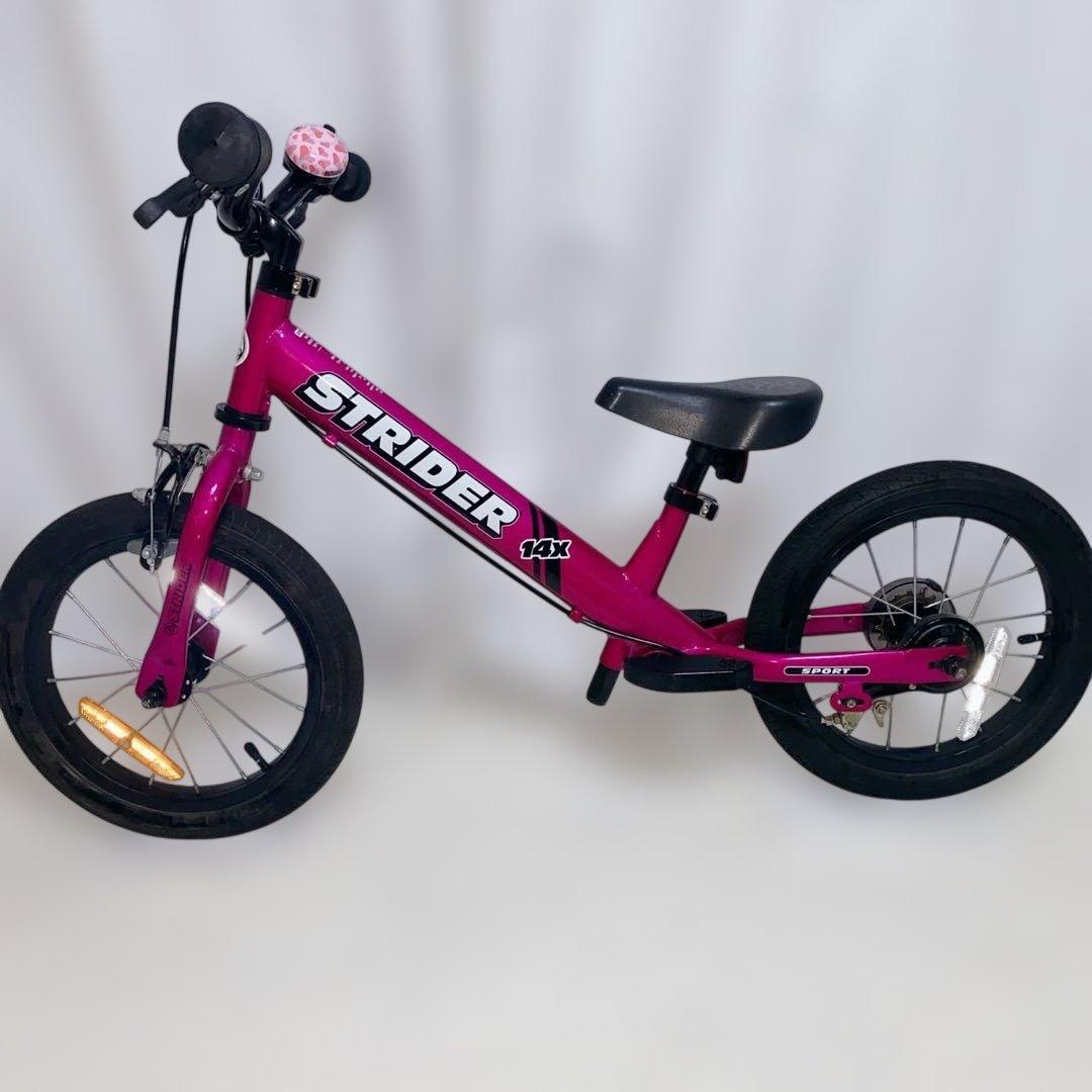 【★未使用級★】ストライダー 14x 14インチ　ピンク　キッズバイク