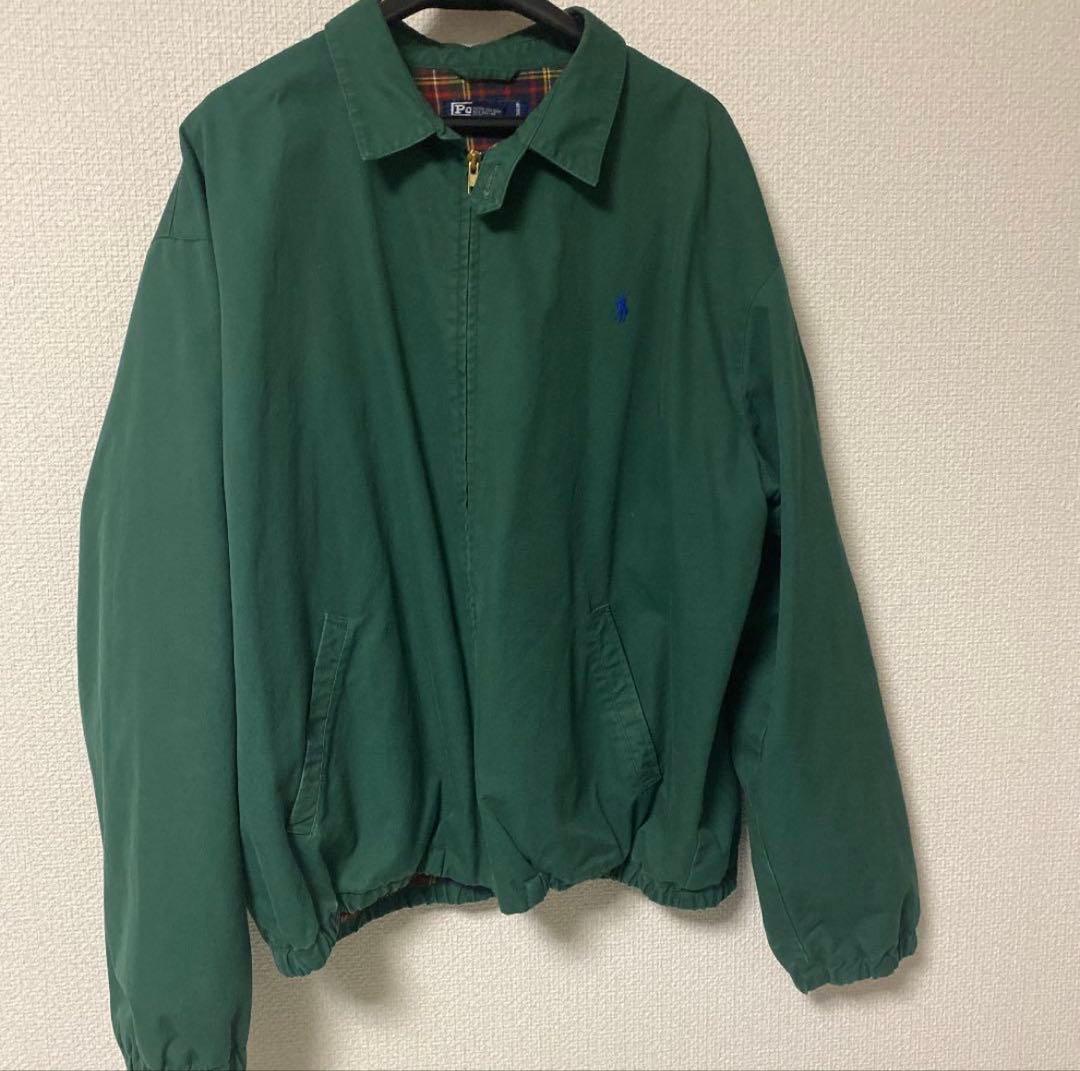 ラルフローレン スウィングトップ ブルゾン グリーン XL 古着
