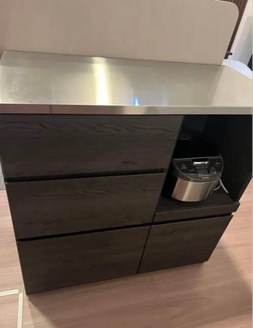 キッチンカウンター ハイド 90 DGY 東京インテリア