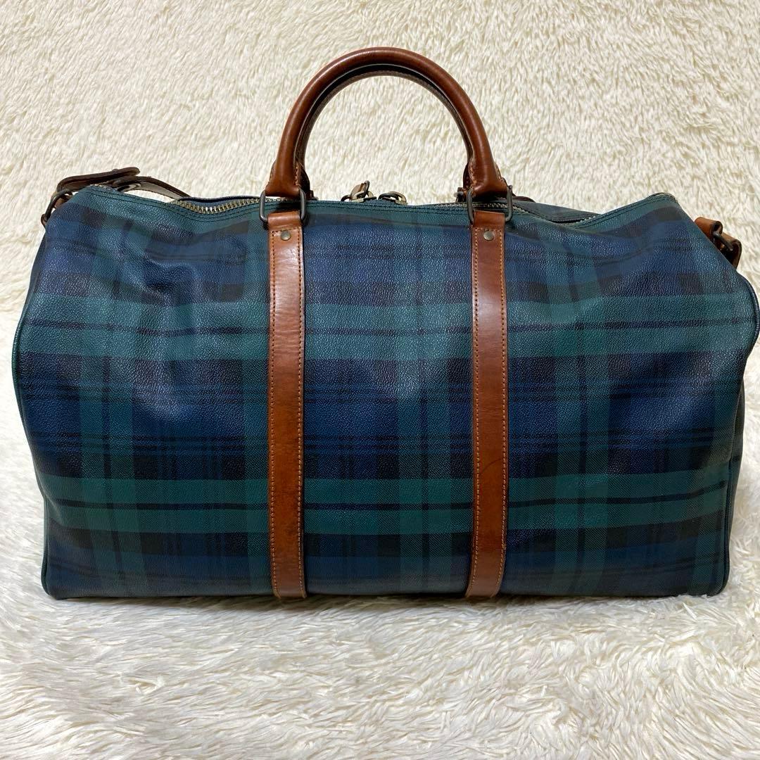POLO RALPHLAUREN ボストンバッグ 2WAY PVCレザー 大容量