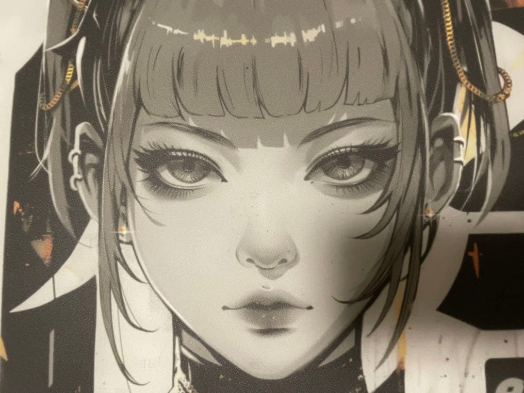 Y*y様 GLSSWRKS Akari Gold ガラスマウスパッド