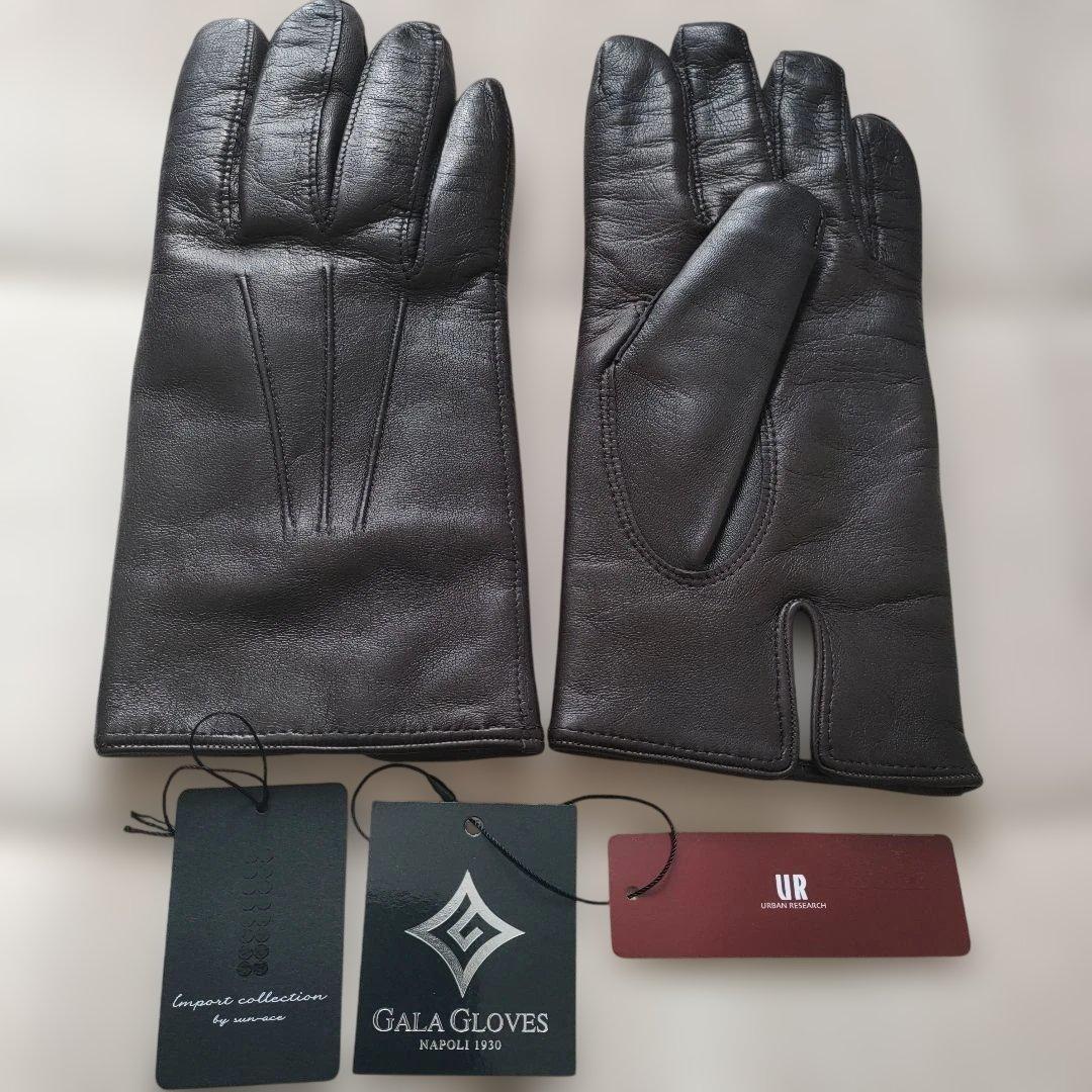 【試着のみ】GALA GLOVES ブラウン 手袋 23㎝ アーバンリサーチ