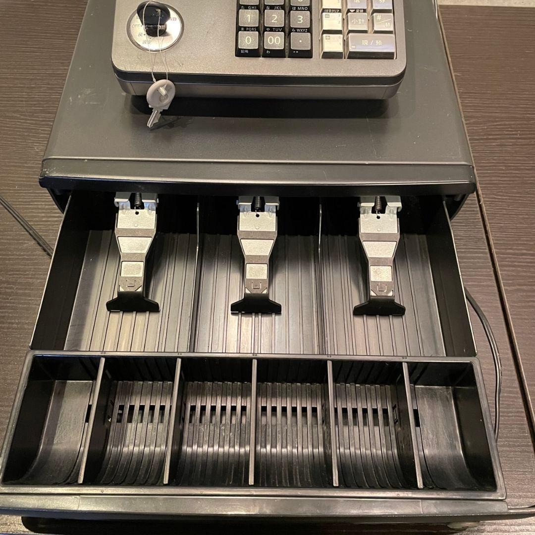 《動作確認、初期化済》CASIO/カシオ　レジスタ　TE-300 ブラック