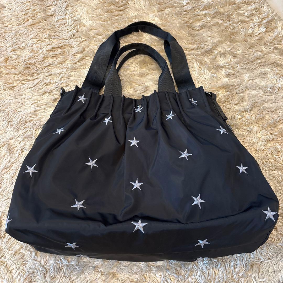 新品未使用❣️Three Four Time 星柄ボストンバッグ