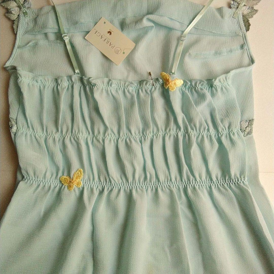 パルファージュ「花と蝶」ブラジャー・ショーツ・スリップ 3点セット