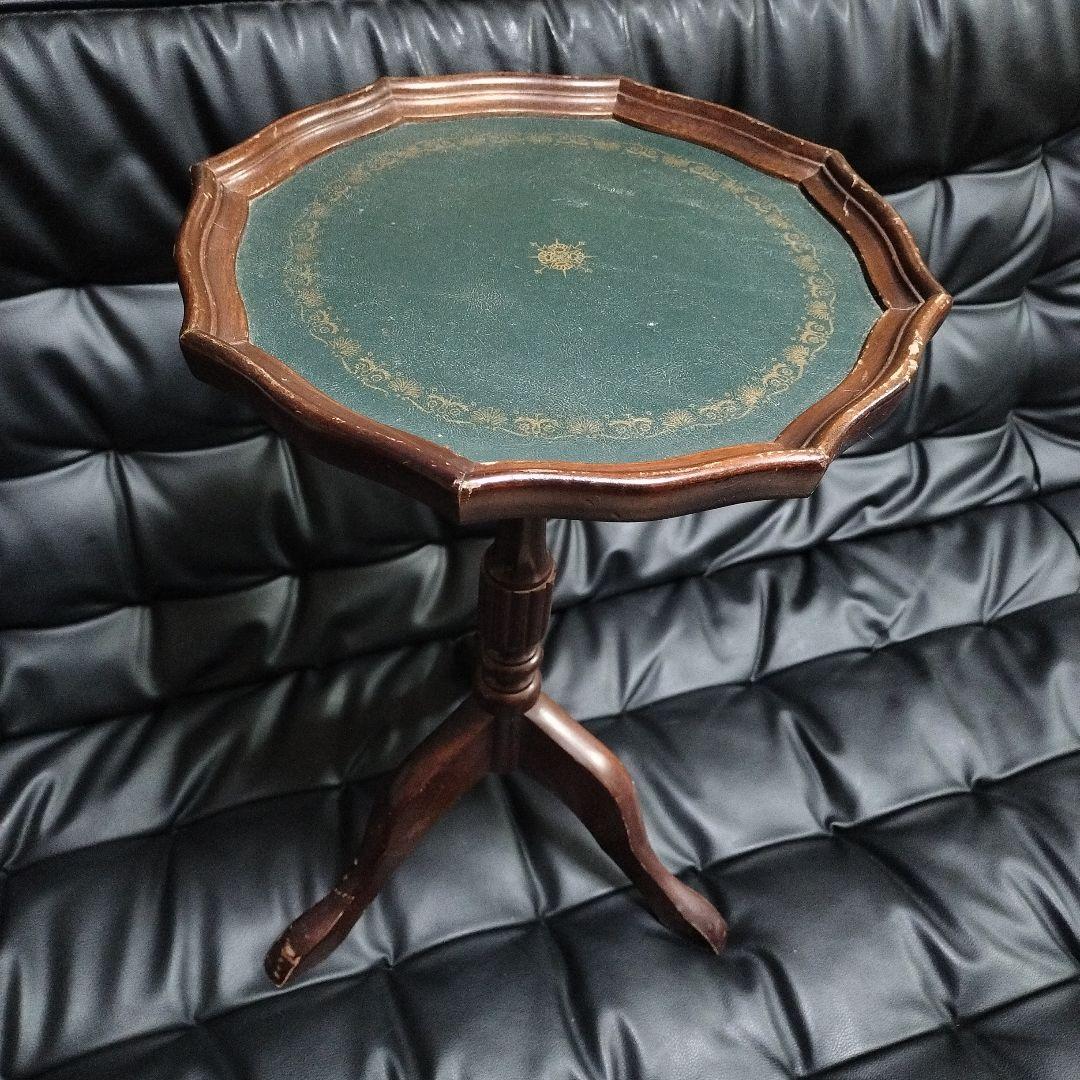 アンティーク サイドテーブル 三本足 昭和レトロ