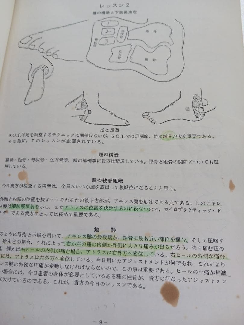 SOT（仙骨後頭骨テクニック）教本　1979