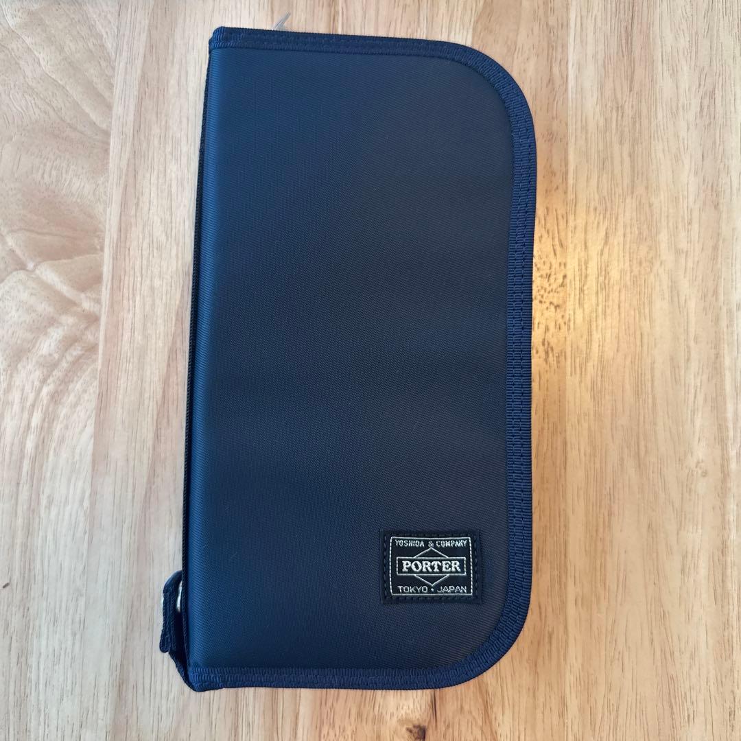PORTER トラベルオーガナイザー ネイビー パスポートケース