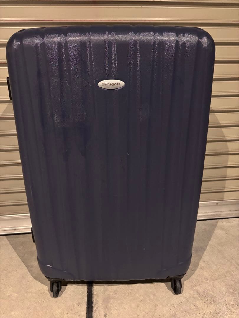 最終値下げ　Samsonite ダークブルー スーツケース