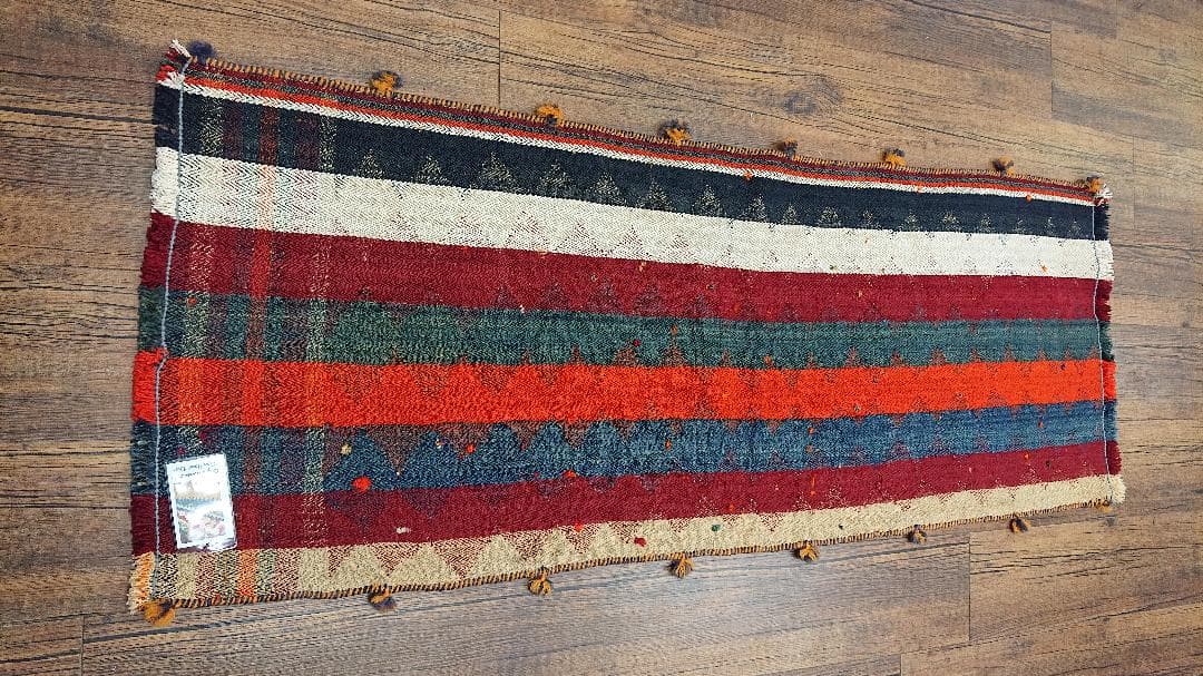 ペルシア (イラン) 遊牧民のビンテージ手織りジャージム