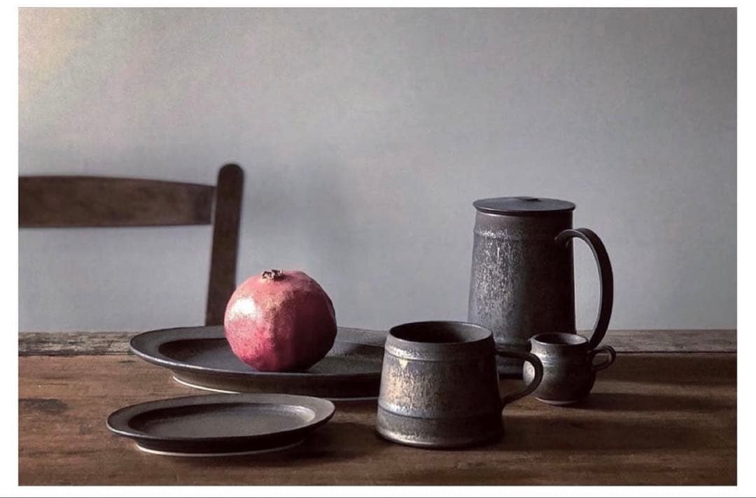 竹口要 ラトン 蓋付き ピッチャー 砂金