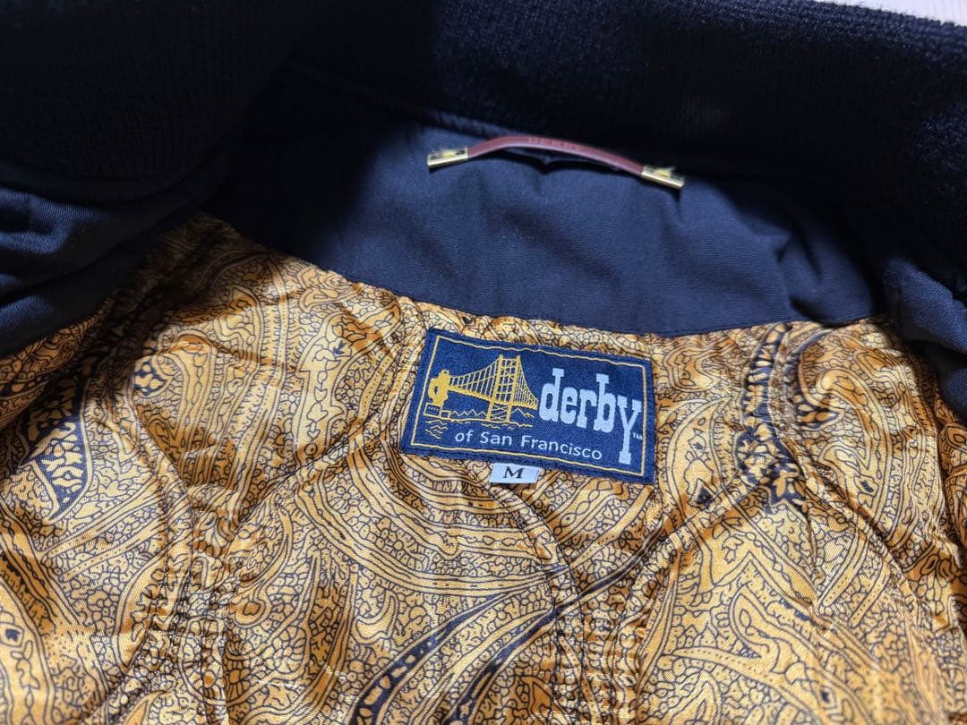 Derby of San Francisco ダービージャケット 黒金 M