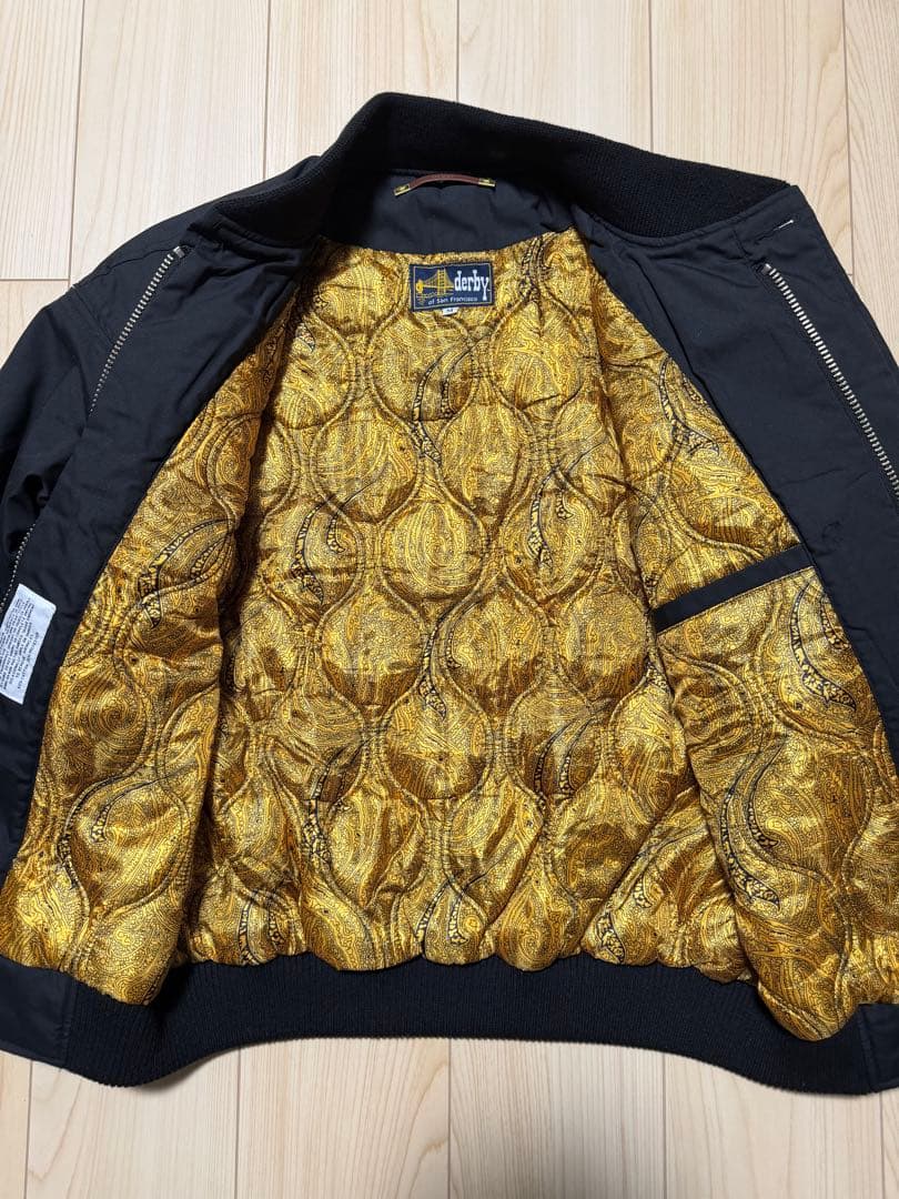 Derby of San Francisco ダービージャケット 黒金 M