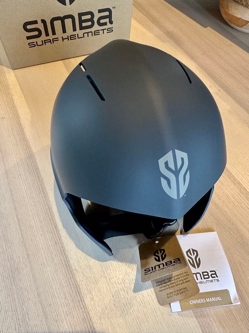 サーフィン・ボディボード Simba surf helmet - Black - Size S