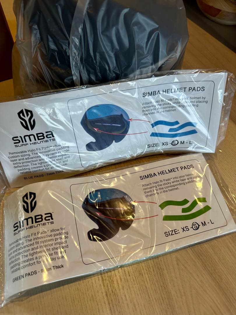 サーフィン・ボディボード Simba surf helmet - Black - Size S