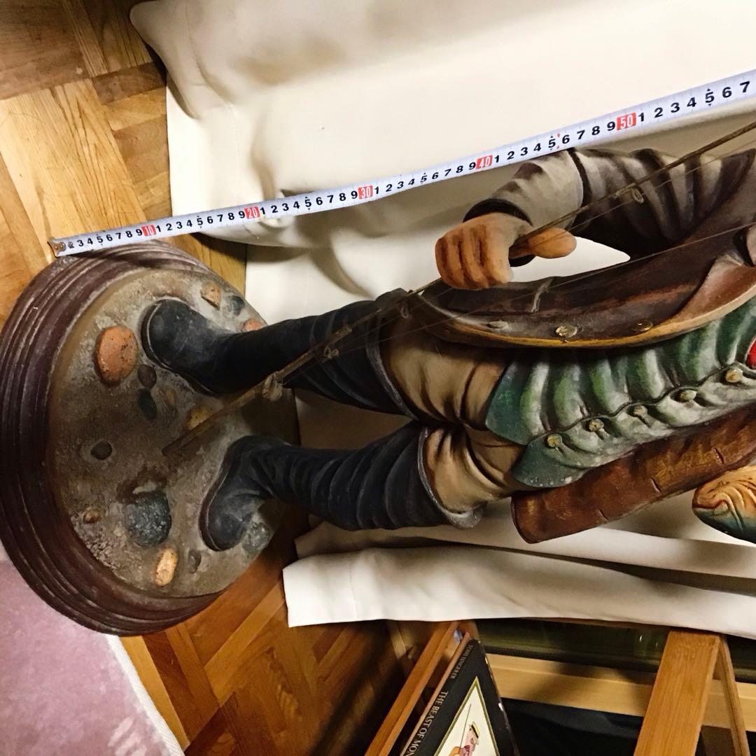 アンティークぽい置物　フィッシングマン　オシャレな置き物　値下げ！