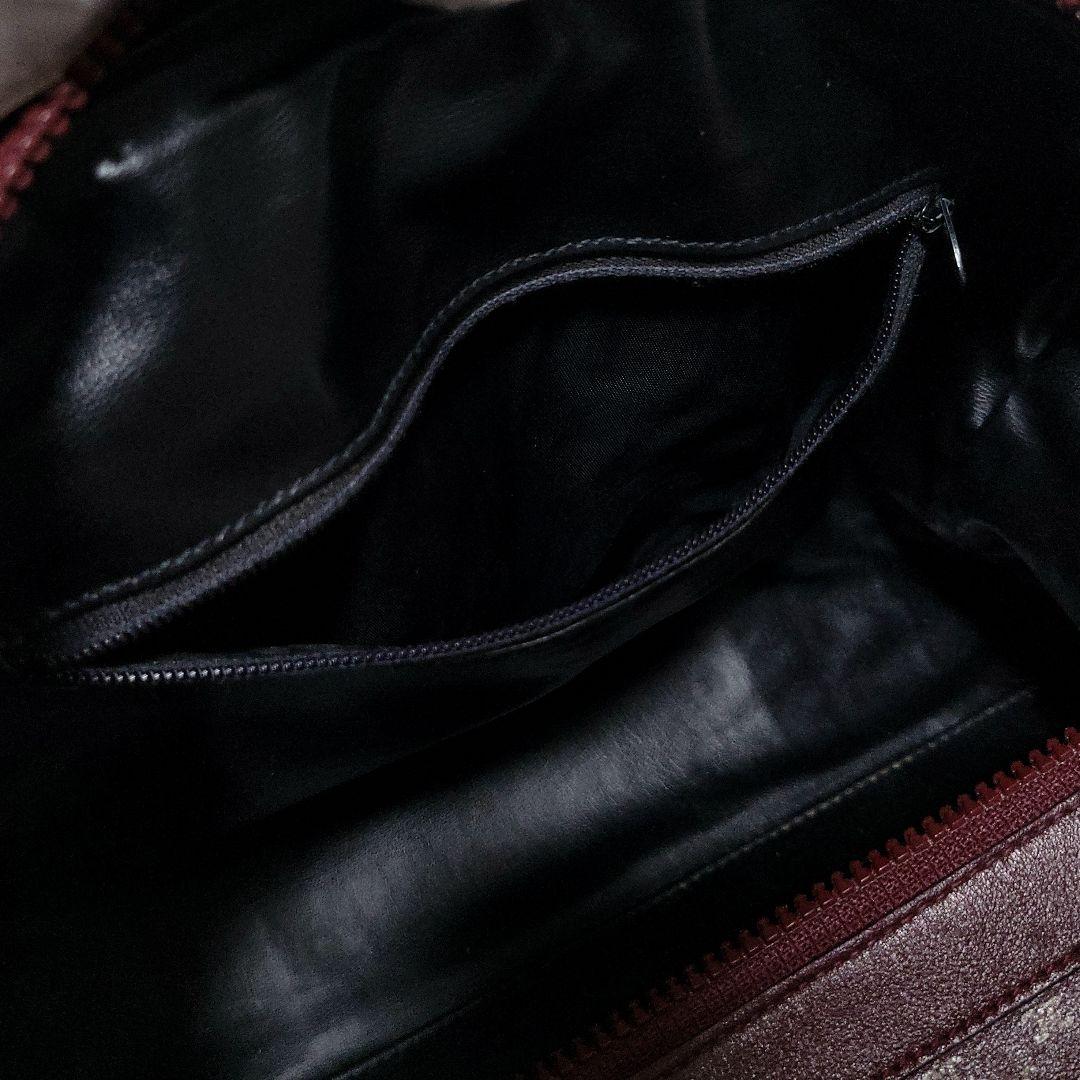 CELINE　ボストンバッグ 旅行 マカダム柄 総柄 レザー ディフュージョン