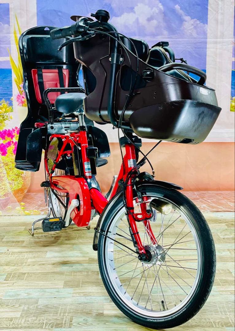 人気モデル！ギュット⭐️12AHパナソニック子供乗せ電動アシスト自転車Y2769
