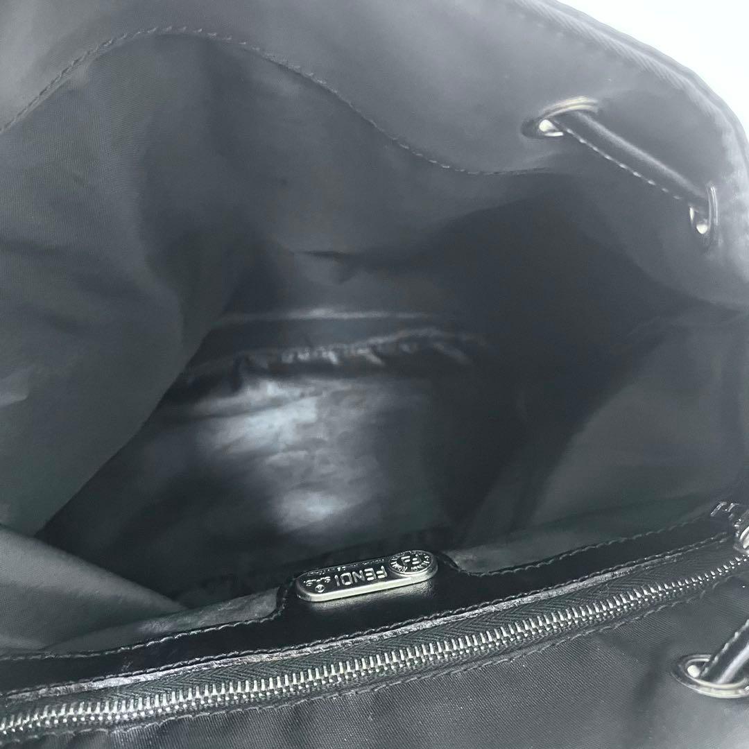 フェンディ　FENDI リュックサック　バックパック　ブラック　黒