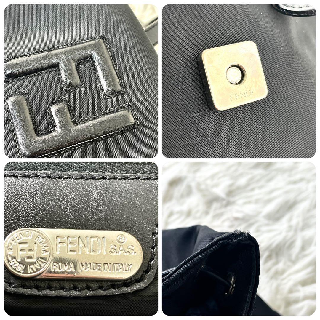 フェンディ　FENDI リュックサック　バックパック　ブラック　黒