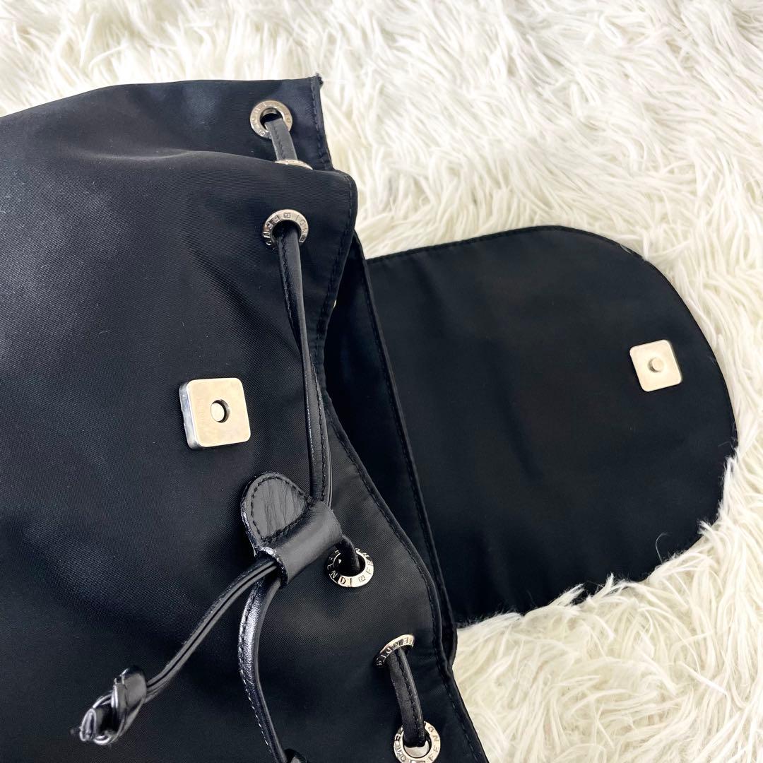 フェンディ　FENDI リュックサック　バックパック　ブラック　黒