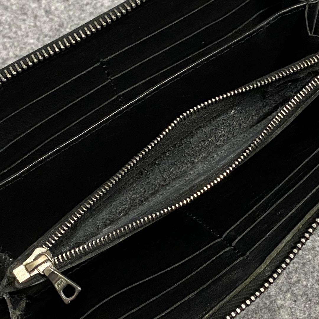 BACKLASH ラウンドジップ レザー ウォレット 長財布