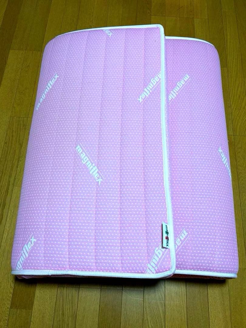 magniflex イタリアンスーパーふとん シングル マットレス ピンク