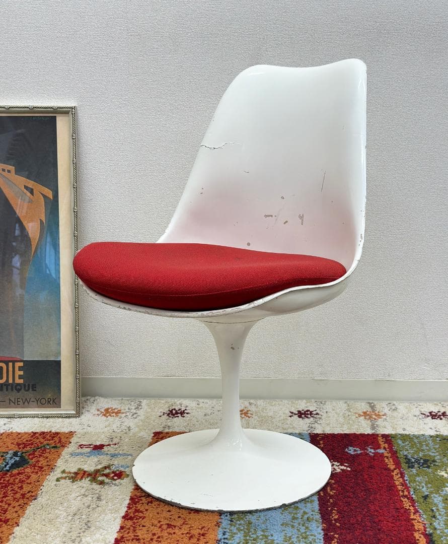 ヴィンテージ■Knoll■チューリップアームレスチェア　エーロ・サーリネン　名作
