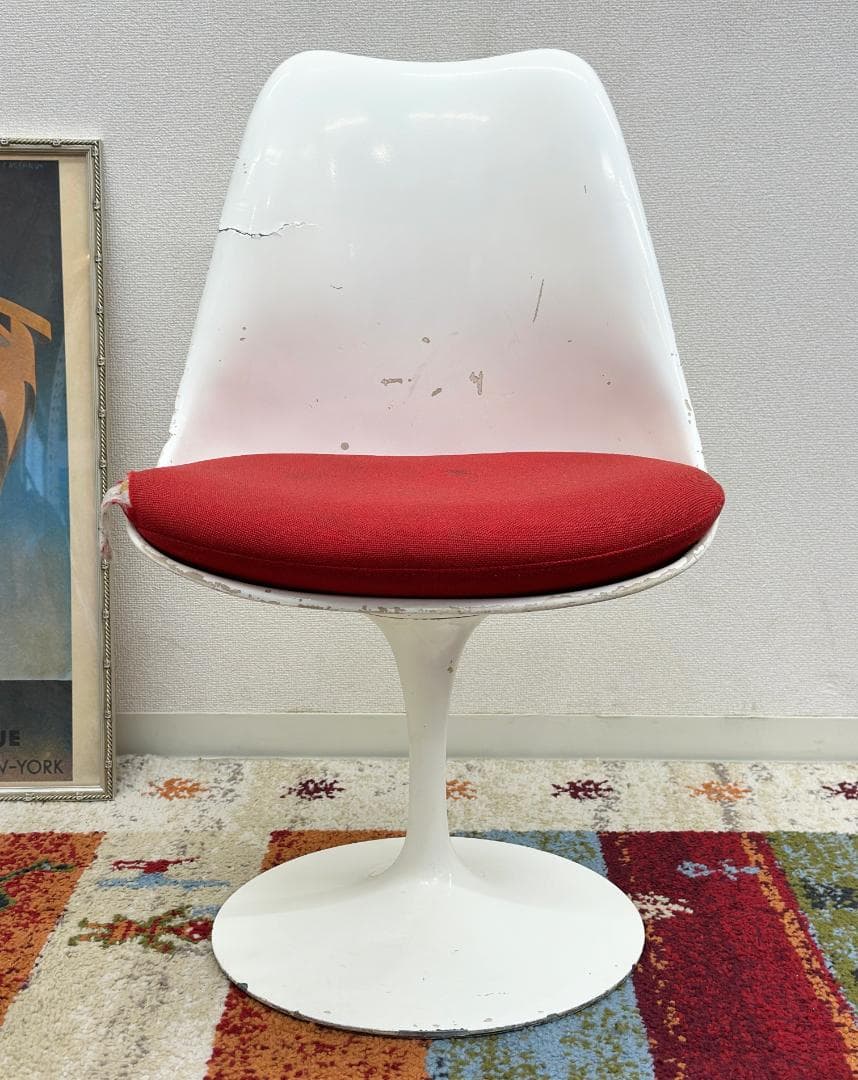 ヴィンテージ■Knoll■チューリップアームレスチェア　エーロ・サーリネン　名作