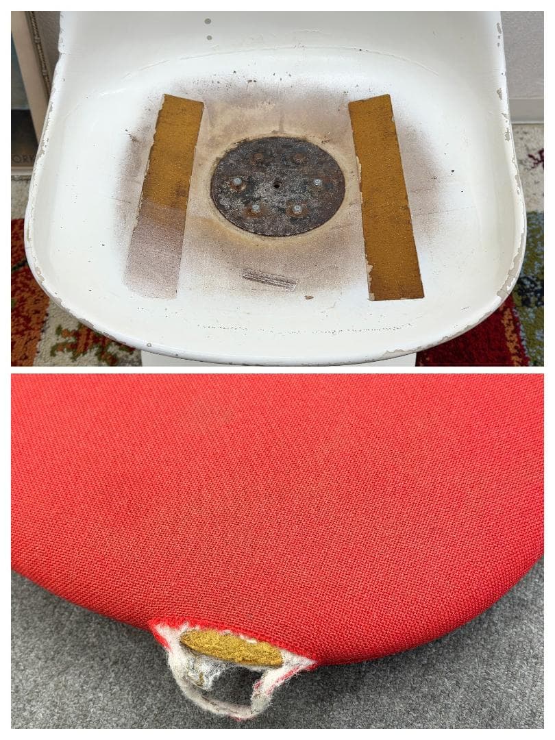 ヴィンテージ■Knoll■チューリップアームレスチェア　エーロ・サーリネン　名作